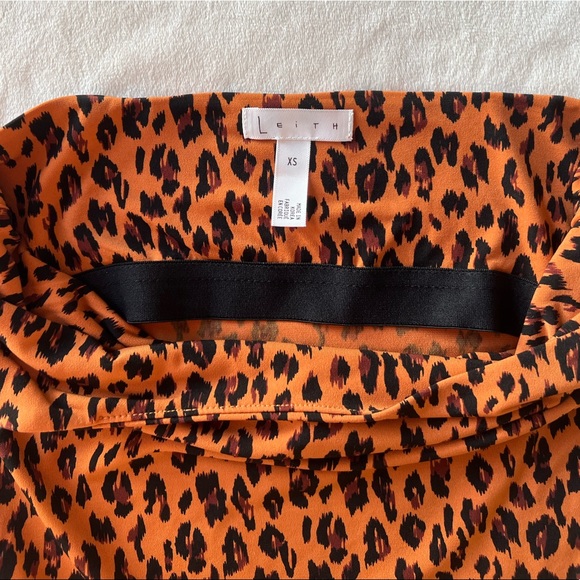 Leith Leopard Print String Tank - Picture 3 of 3